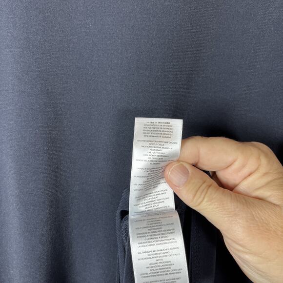 Michael Kors Women's Navy Blue Gold Zippered Scoop Neck Dress Sz XXL Plus 2XL - Picture 16 of 16